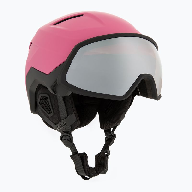 Casco da sci per bambini ATTABO Avens 3.0 Jr Visor ERT Pink 17