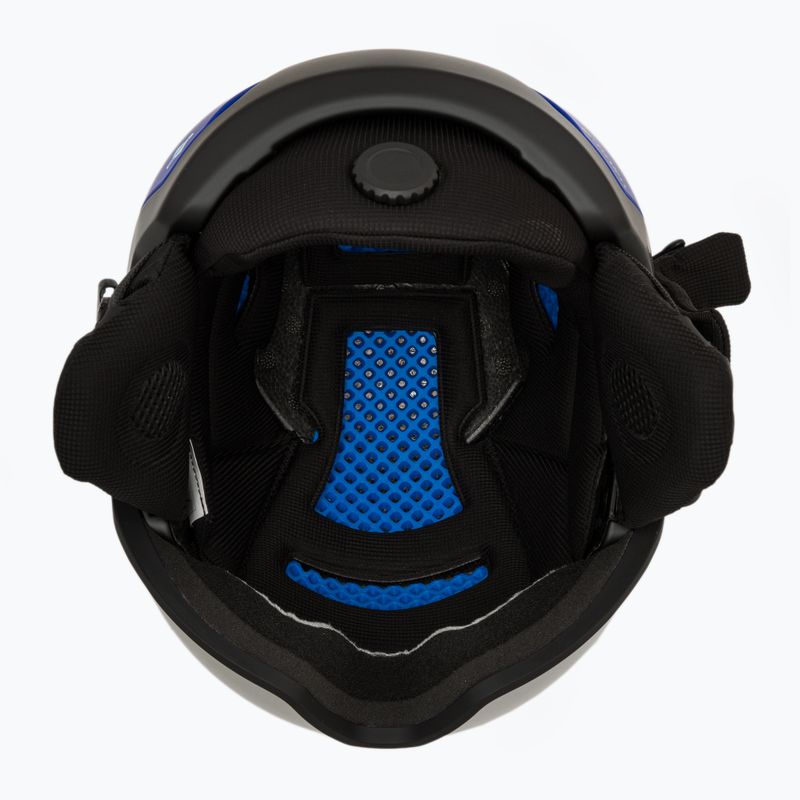 Casco da sci per bambini ATTABO Avens 3.0 Jr Visor ERT Niebieski 12