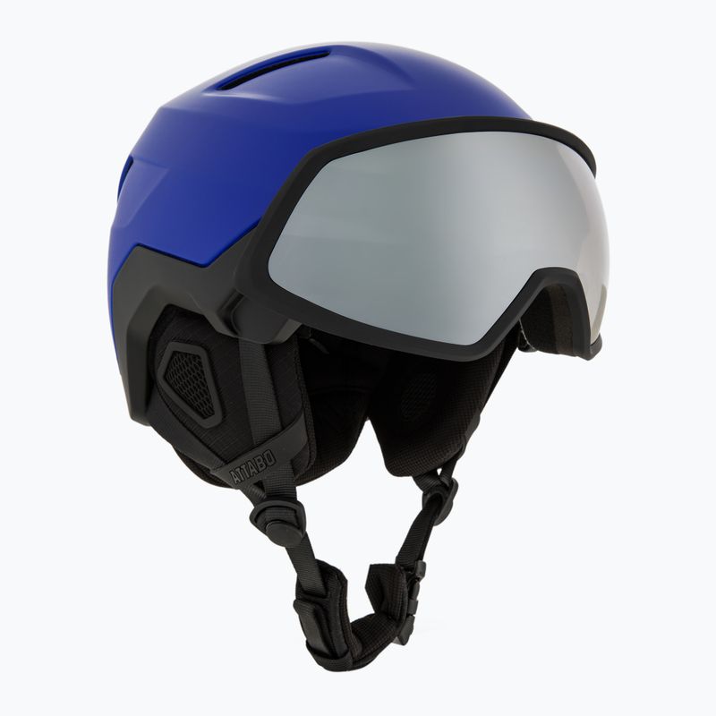 Casco da sci per bambini ATTABO Avens 3.0 Jr Visor ERT Niebieski 17
