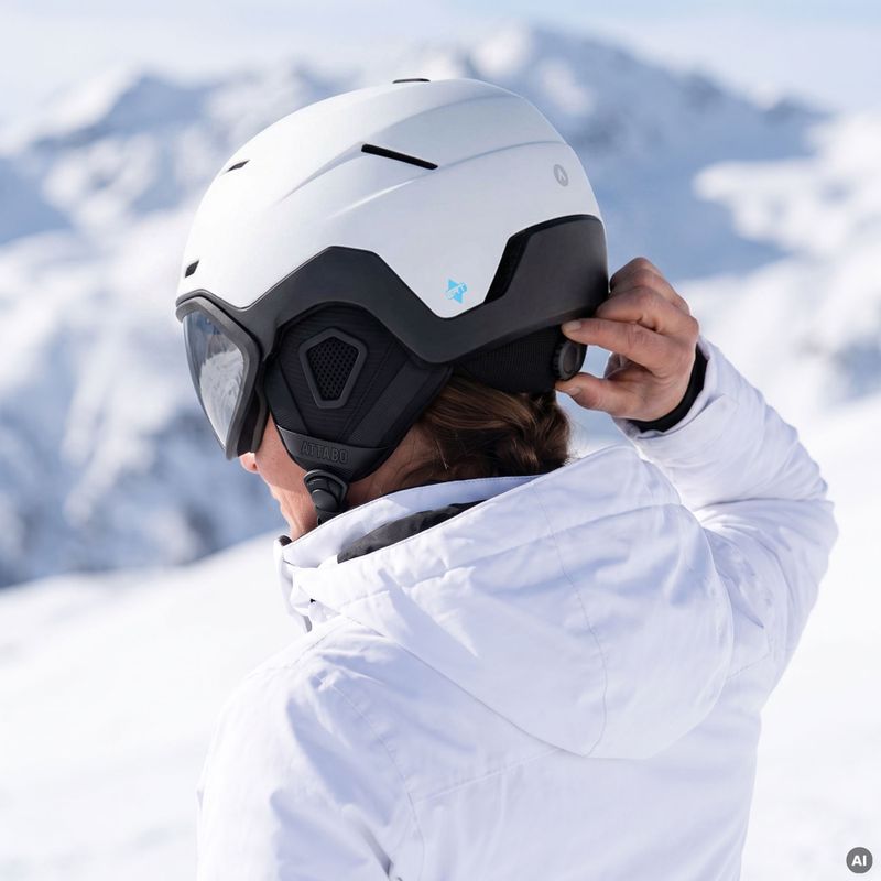 Casco da sci ATTABO Avens 3.0 Visor ERT Biały 7