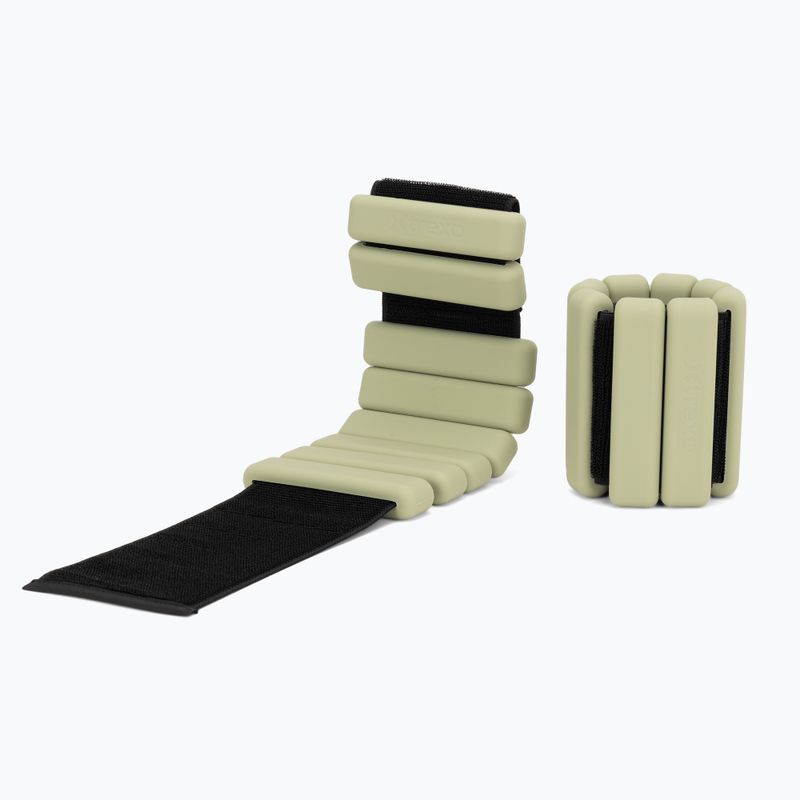 Cavigliere e polsiere con peso Xtrexo SCULPT FB215 Green 3