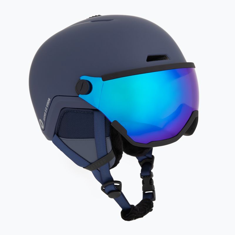 Casco da sci per bambini ATTABO Avens 2.0 Jr Visor dark blue