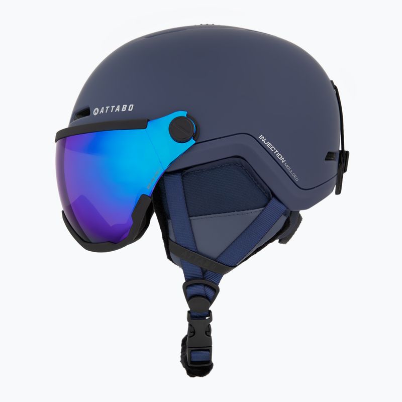 Casco da sci per bambini ATTABO Avens 2.0 Jr Visor dark blue 3