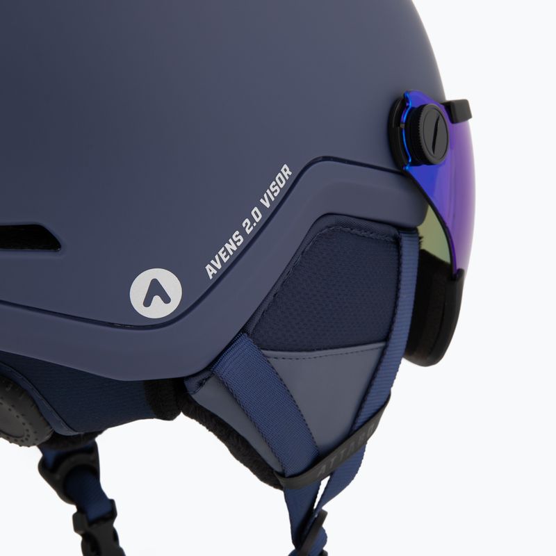 Casco da sci per bambini ATTABO Avens 2.0 Jr Visor dark blue 7