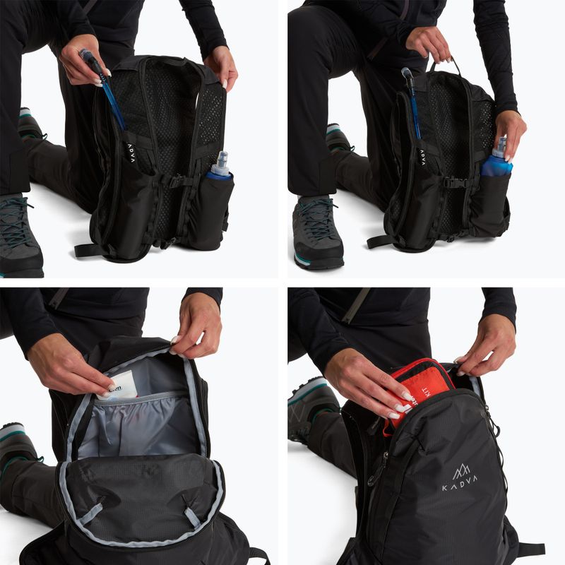 Zaino da trekking KADVA Zivo 10 l nero 10