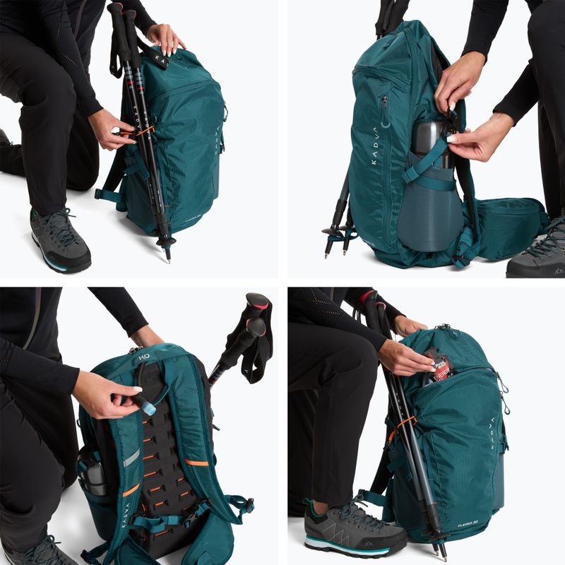 Zaino da trekking KADVA Fleiro 30 l blu scuro marino 13