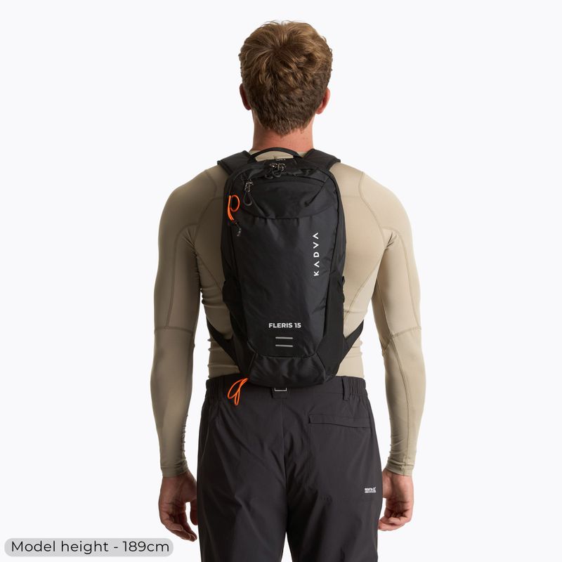 Zaino da trekking KADVA Fleris 15 l nero 4
