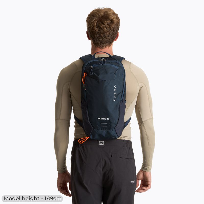 Zaino da trekking KADVA Fleris 15 l blu navy 4