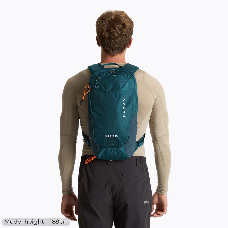 Zaino da trekking KADVA Fleris 15 l blu scuro marino 5