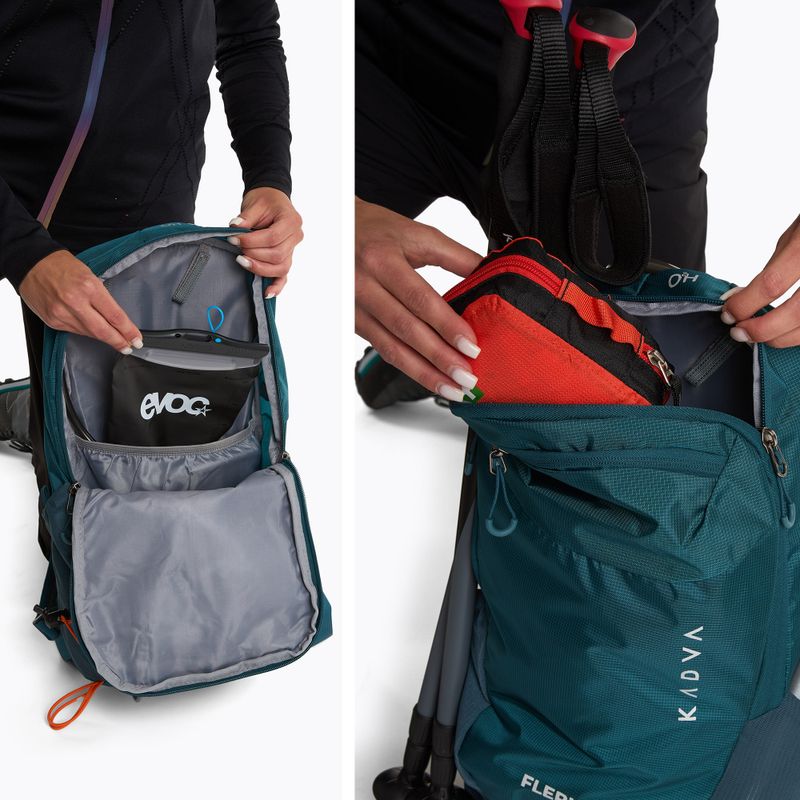 Zaino da trekking KADVA Fleris 15 l blu scuro marino 12