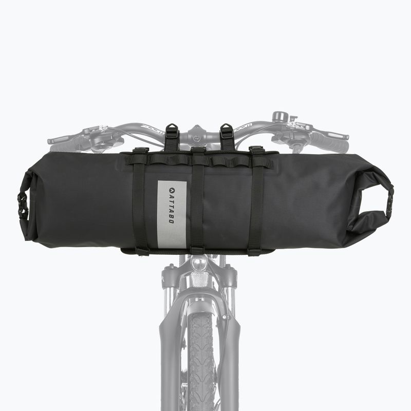Borsa da bicicletta per manubrio ATTABO Hangaroo 10 l nero 2