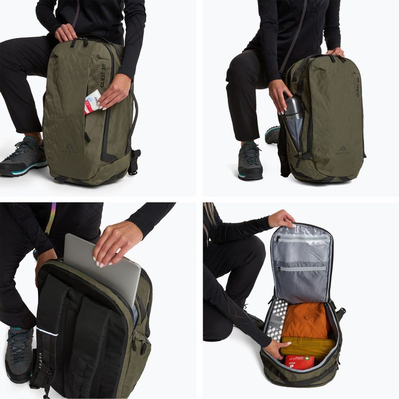 Zaino da trekking KADVA Glejt 30 l verde 12
