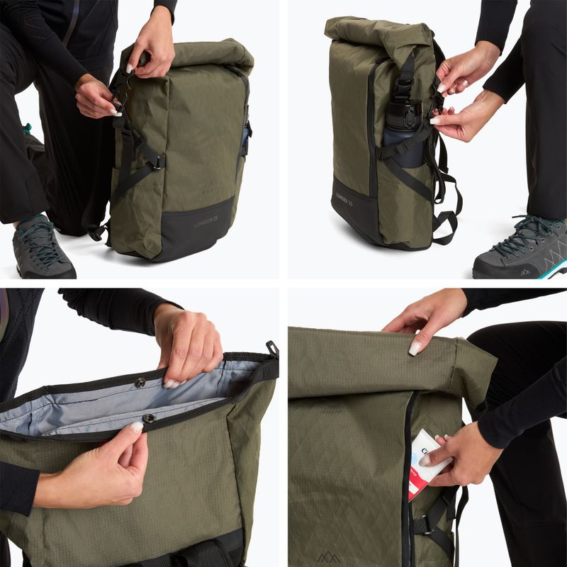 Zaino da trekking KADVA Londer 25 l verde 11