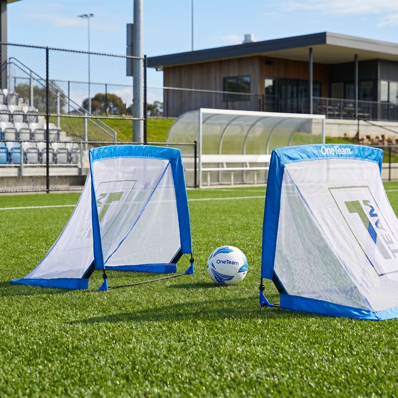 Porte da calcio OneTeam Footzy Pop-Up blue 4