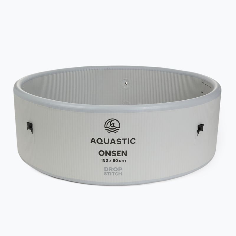 Piscina gonfiabile AQUASTIC ONSEN drop stitch 700 l 150 cm grigia 5