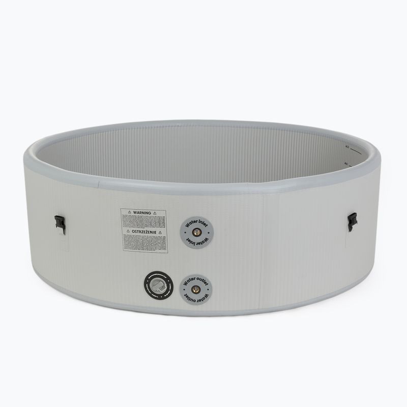 Piscina gonfiabile AQUASTIC ONSEN drop stitch 700 l 150 cm grigia 6