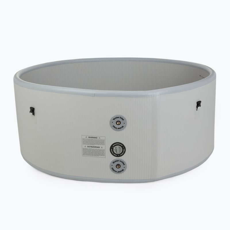 Piscina gonfiabile AQUASTIC ONSEN drop stitch 1200 l 178 cm grigia 6