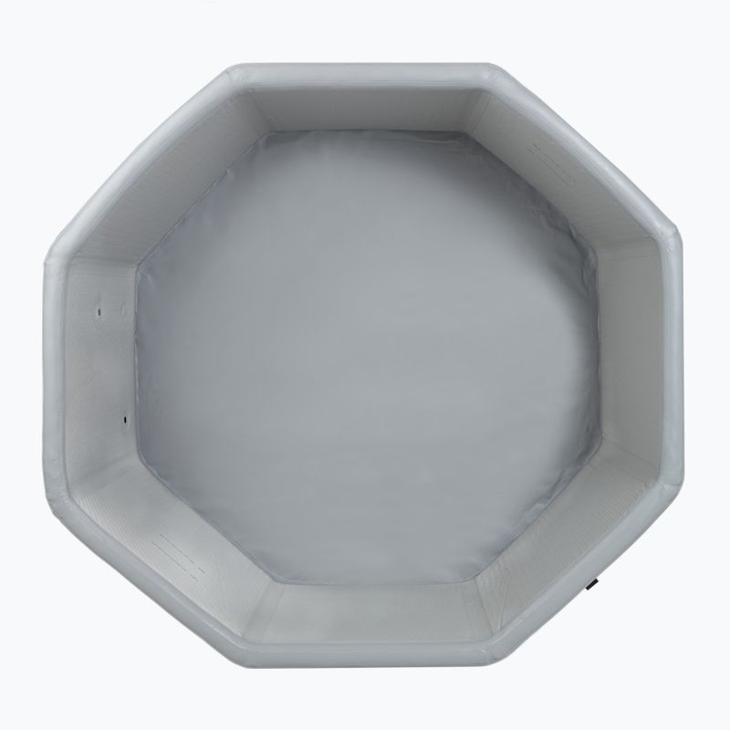 Piscina gonfiabile AQUASTIC ONSEN drop stitch 1400 l 186 cm grigia 6