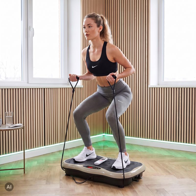 Platforma wibracyjna XTREXO Sora szary 3