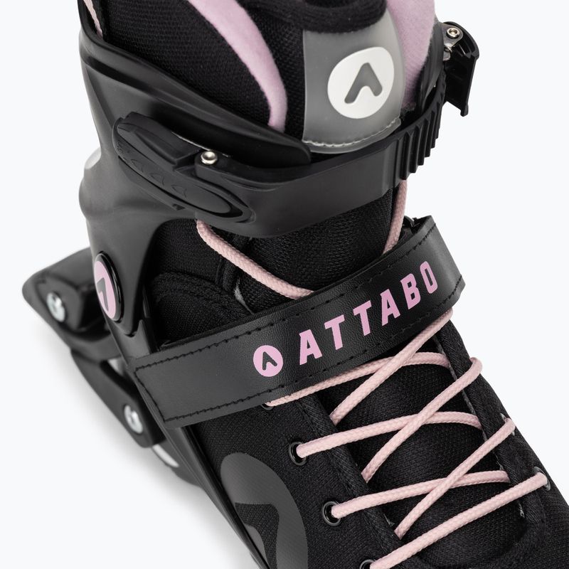 Pattini in linea da donna ATTABO Cyclone Alu pink 12