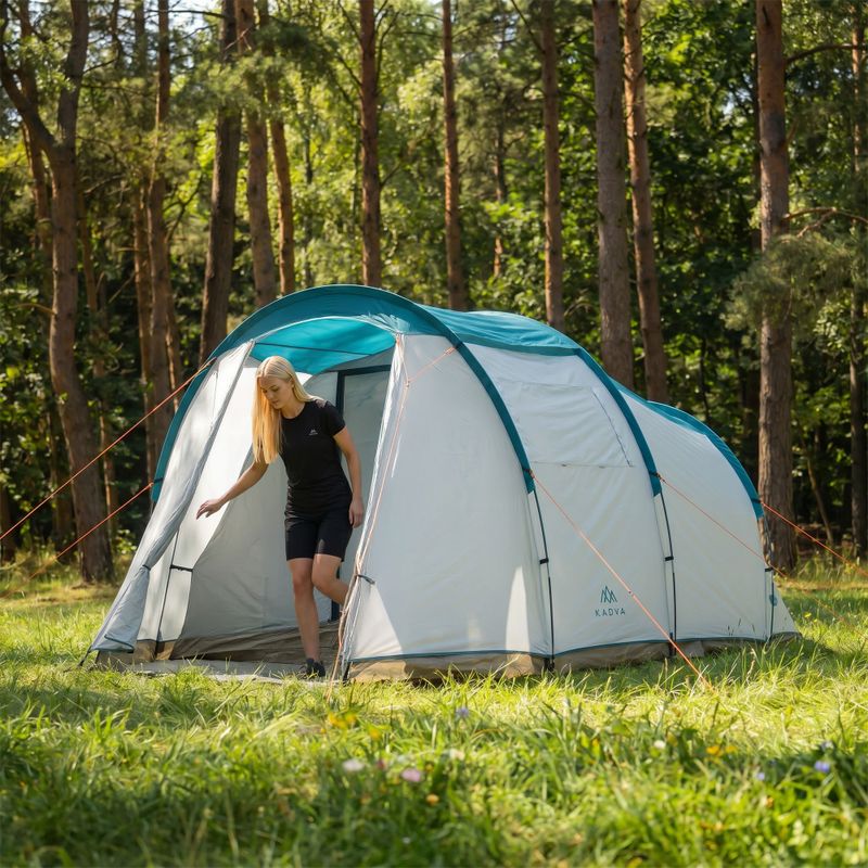 Tenda da campeggio per 4 persone KADVA Kavio 4 turchese 19