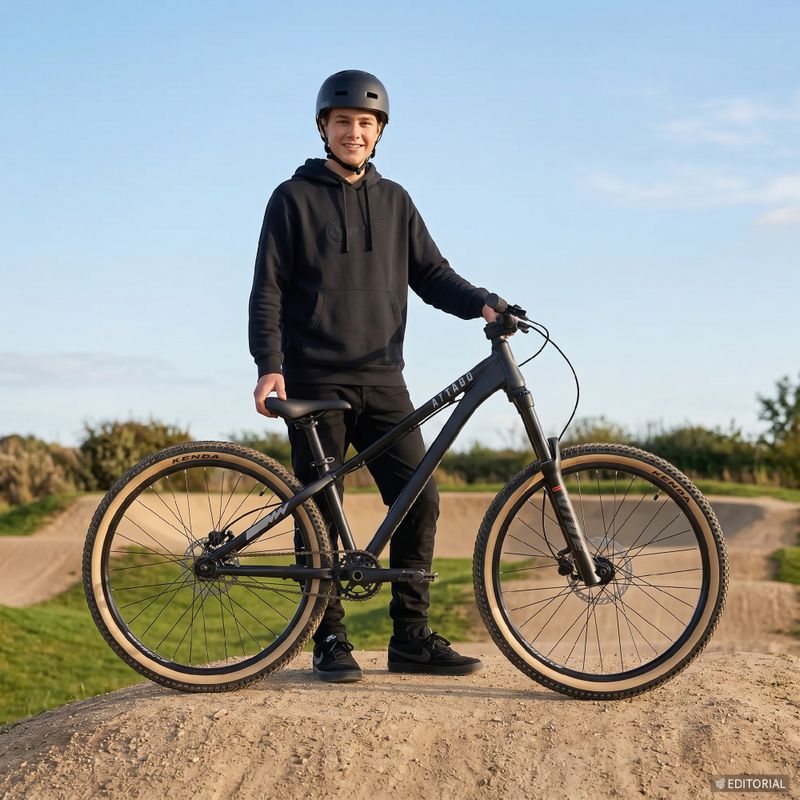 Bicicletta dirt per ragazzi ATTABO PERT 3.0 26" black 3