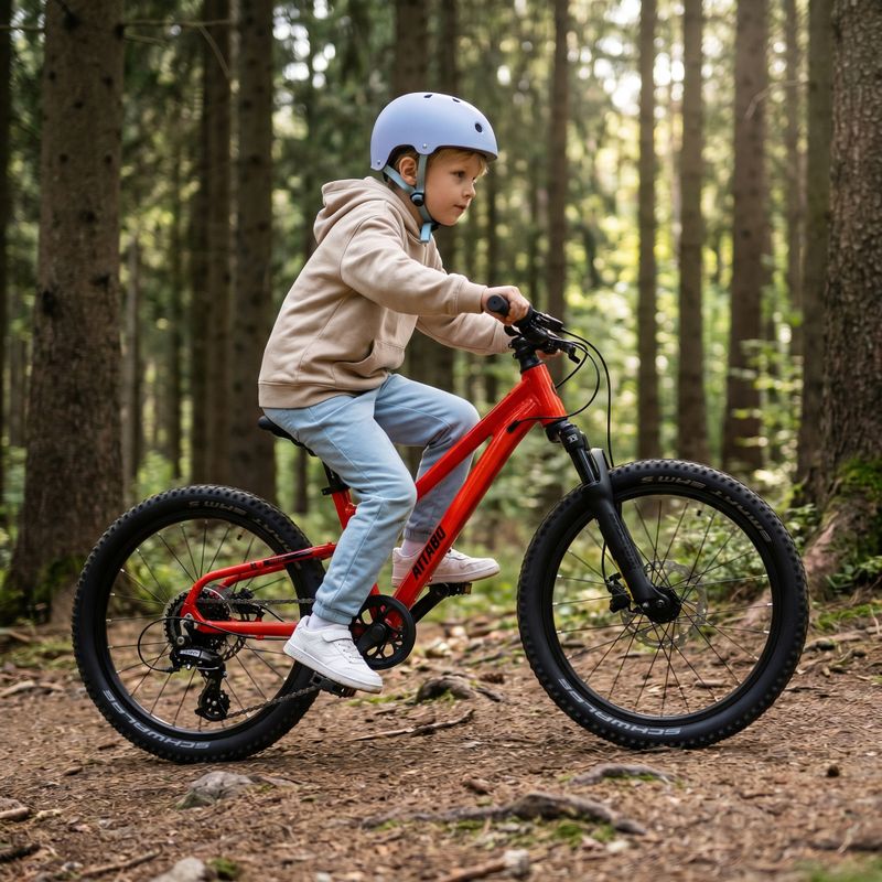 Bicicletta per bambini ATTABO Rash 20" 10,3 kg Gen 2 arancione 6