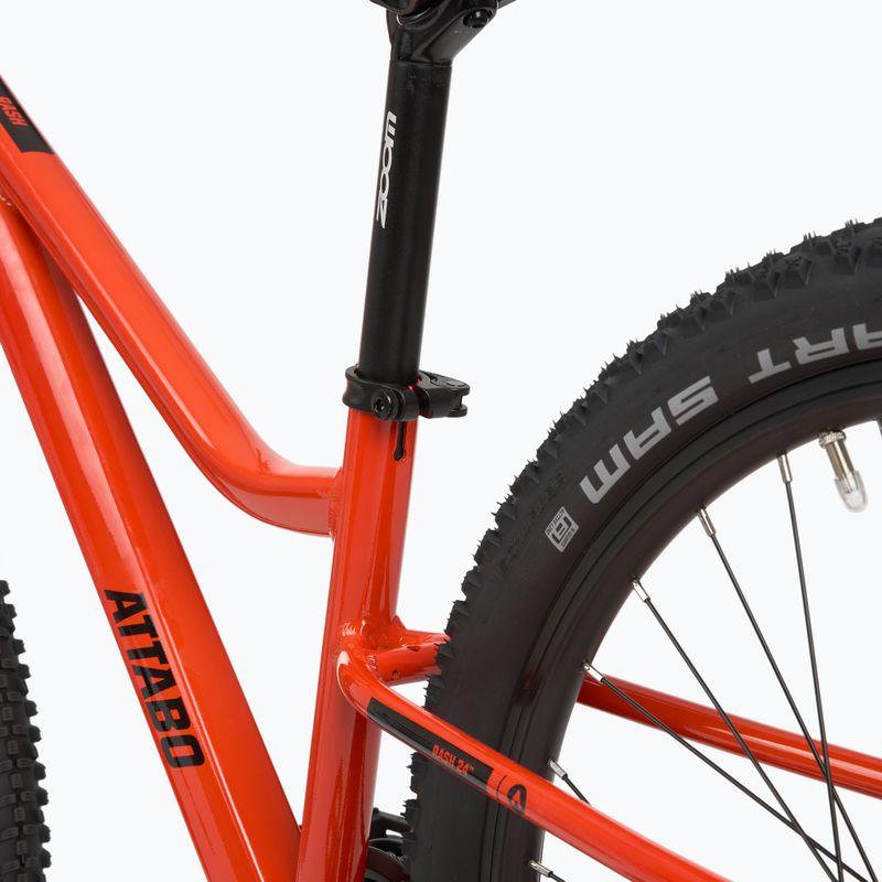 Bicicletta per bambini ATTABO Rash 24" 11,4 kg Gen 2 arancione 15