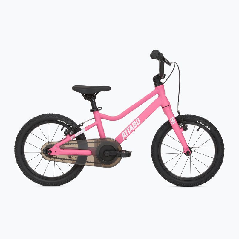 Bicicletta per bambini ATTABO EASE 16" 6,4 kg Gen 2 rosa