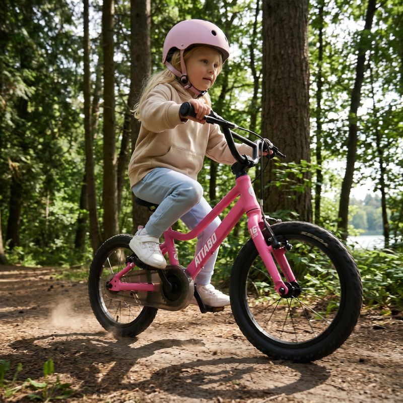 Bicicletta per bambini ATTABO EASE 16" 6,4 kg Gen 2 rosa 6