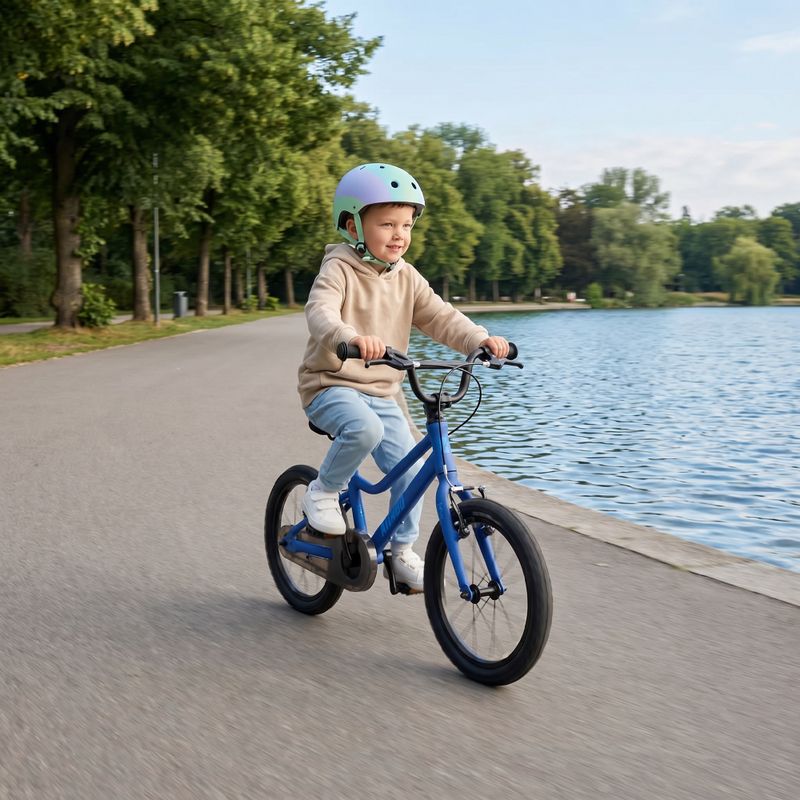 Bicicletta per bambini ATTABO EASE 16" 6,4 kg Gen 2 blu 4
