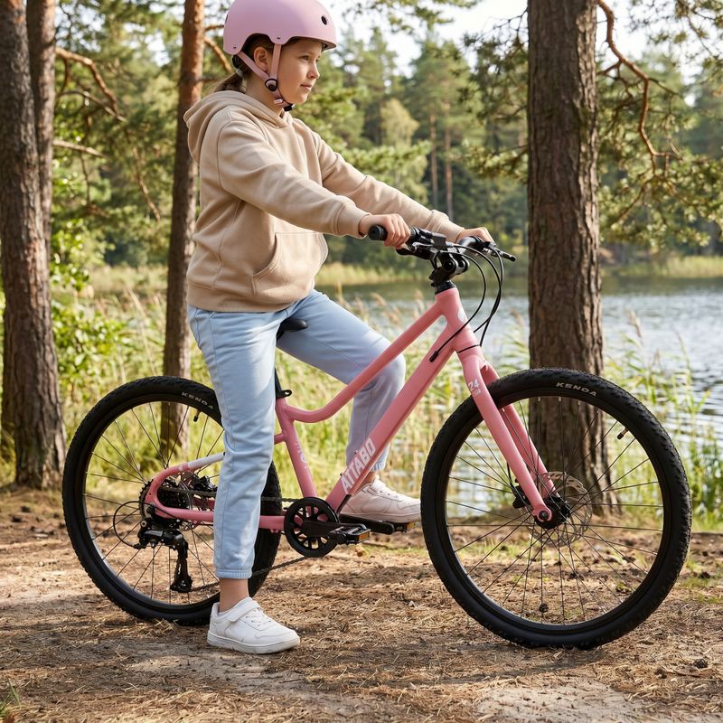 Bicicletta per bambini ATTABO EASE 24" 9,2 kg Gen 2 pink 4