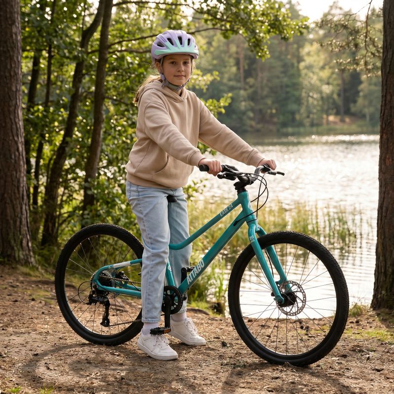 Bicicletta per bambini ATTABO EASE 24" 9,6 kg Gen 2 turquoise 4