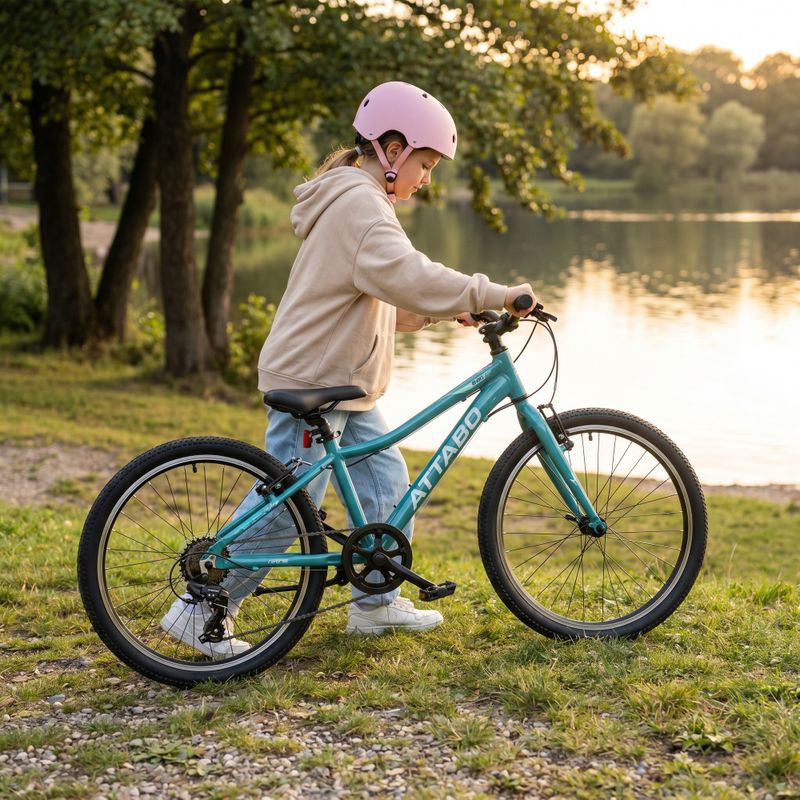 Bicicletta per bambini ATTABO EASE 24" 9,6 kg Gen 2 turquoise 5