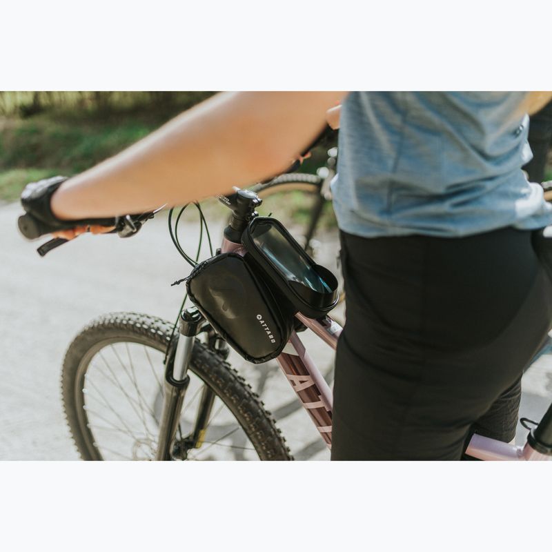 ATTABO NaviPack borsa da telaio per bicicletta nera 8