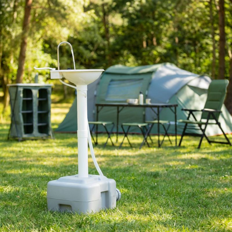 Lavabo da campeggio KADVA ViaAlta gray 3