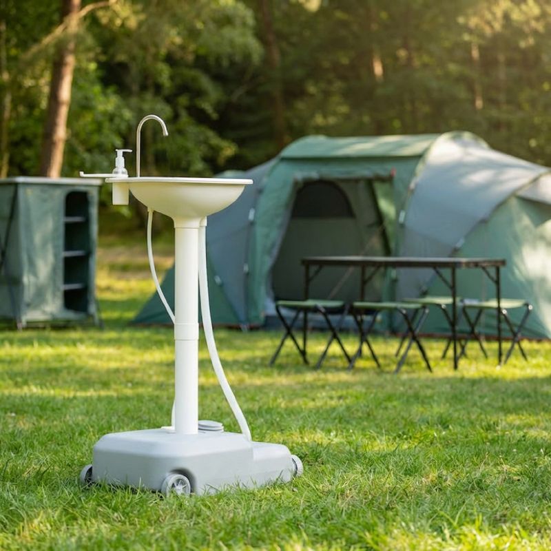 Lavabo turistico KADVA ViaPoca grigio 3