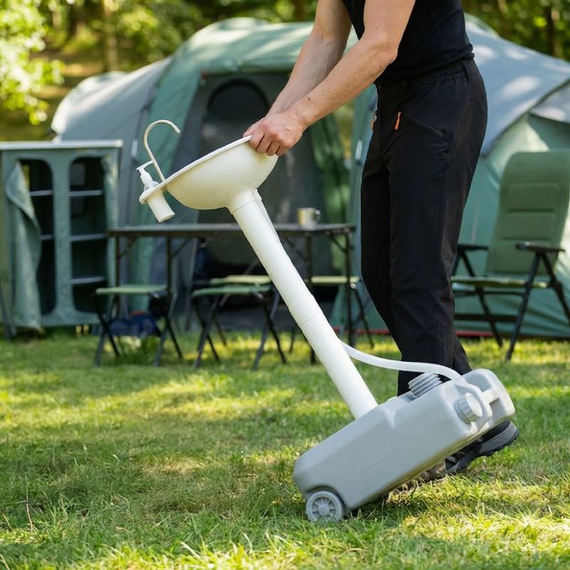 Lavabo da campeggio KADVA ViaPoca gray 7