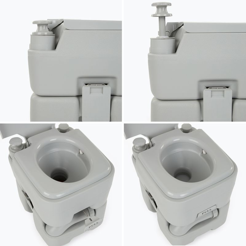 Toilette turistica KADVA Throno grigia 15