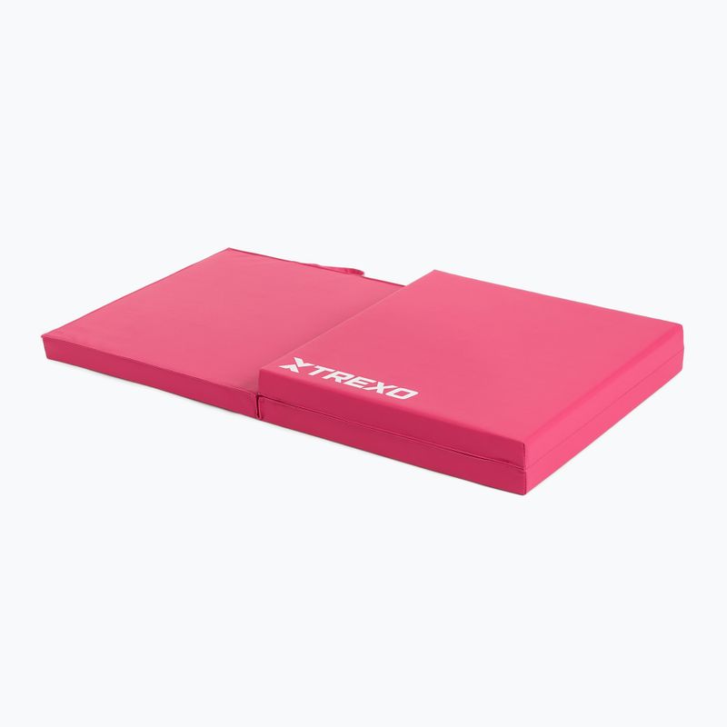 Materasso da ginnastica pieghevole TREXO 180 x 60 x 5 cm rosa 3