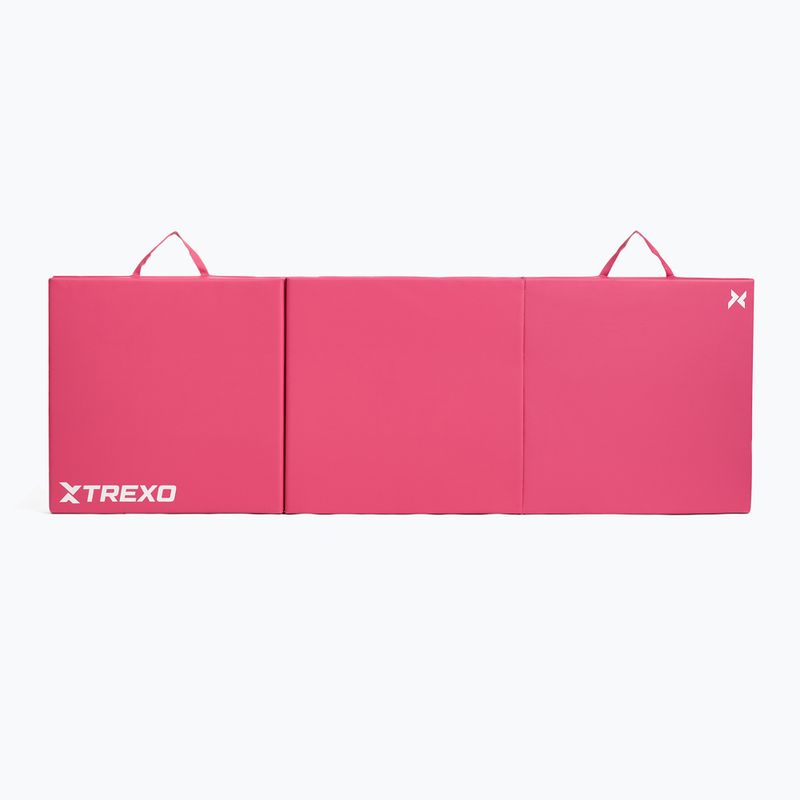 Materasso da ginnastica pieghevole TREXO 180 x 60 x 5 cm rosa 6