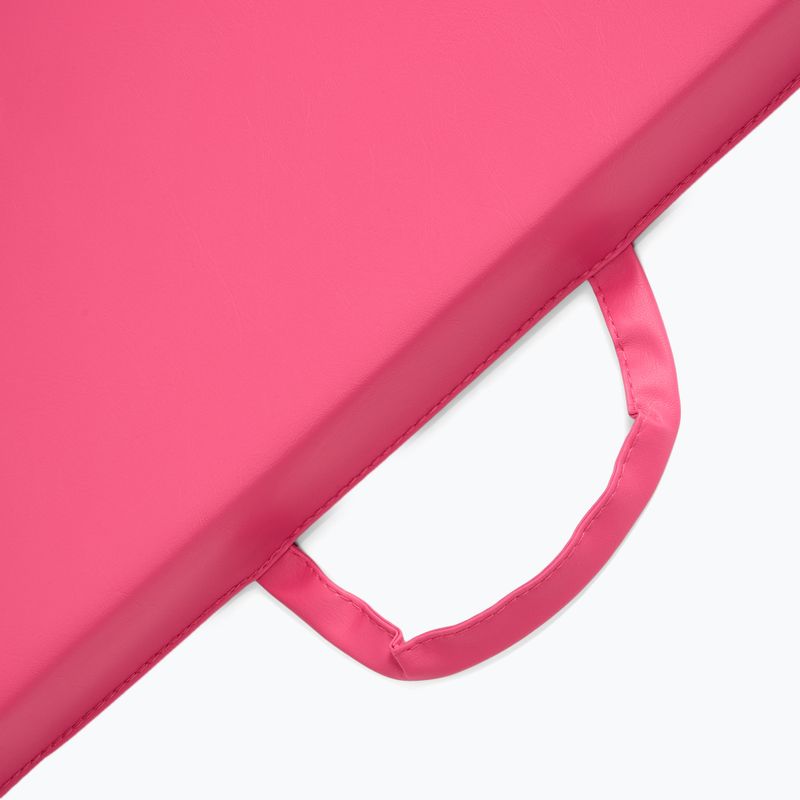 Materasso da ginnastica pieghevole TREXO 180 x 60 x 5 cm rosa 9