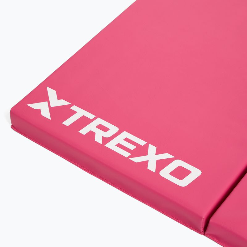 Materasso da ginnastica pieghevole TREXO 195 x 80 x 5 cm rosa 7