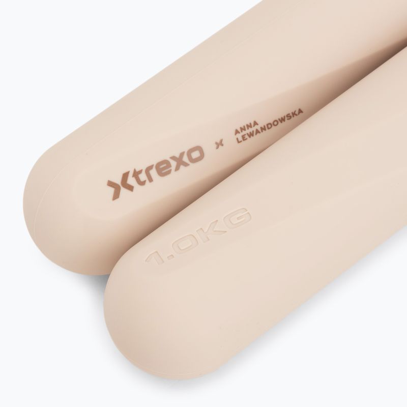 Set di manubri XTREXO x Anna Lewandowska Bars 210 Beige 5
