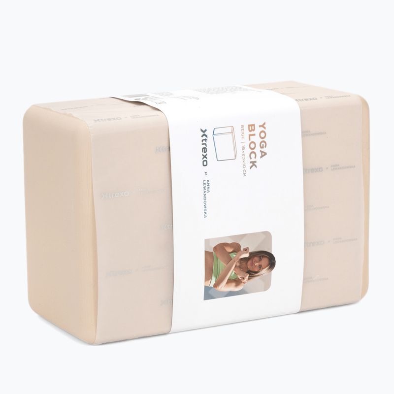 Blocco per yoga XTREXO x Anna Lewandowska block Beige 7