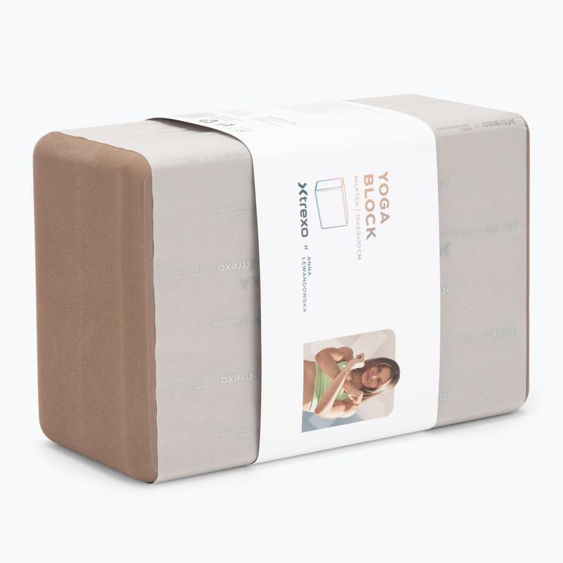 Blocco per yoga XTREXO x Anna Lewandowska block Milktea 7