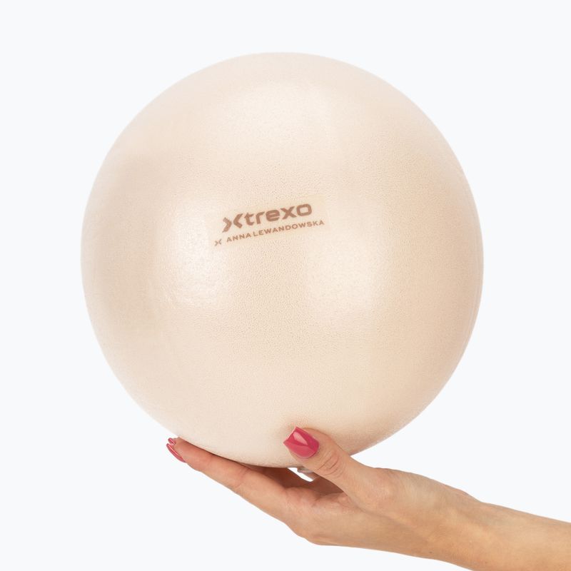 Palla per ginnastica piccola XTREXO x Anna Lewandowska ball 20cm Beige 5