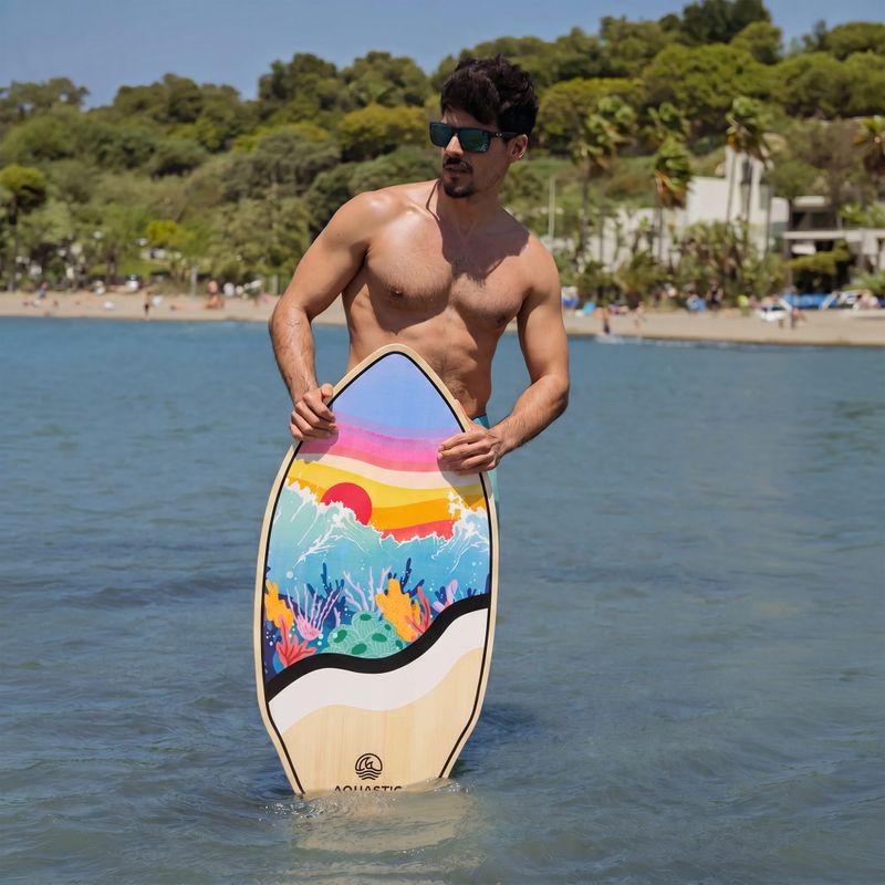 Tavola da skimboard AQUASTIC Lagoon 39" colorful 5