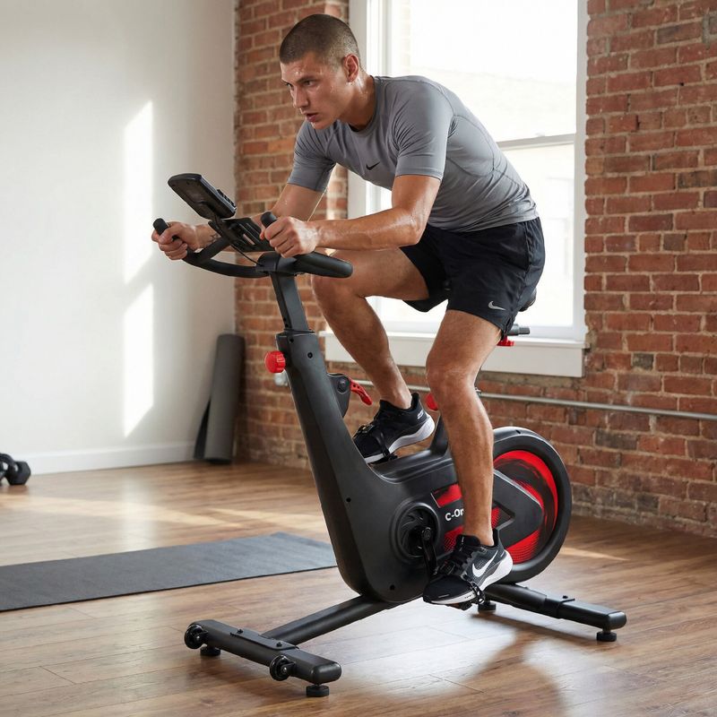 XTREXO C-One bici da spinning nera 3