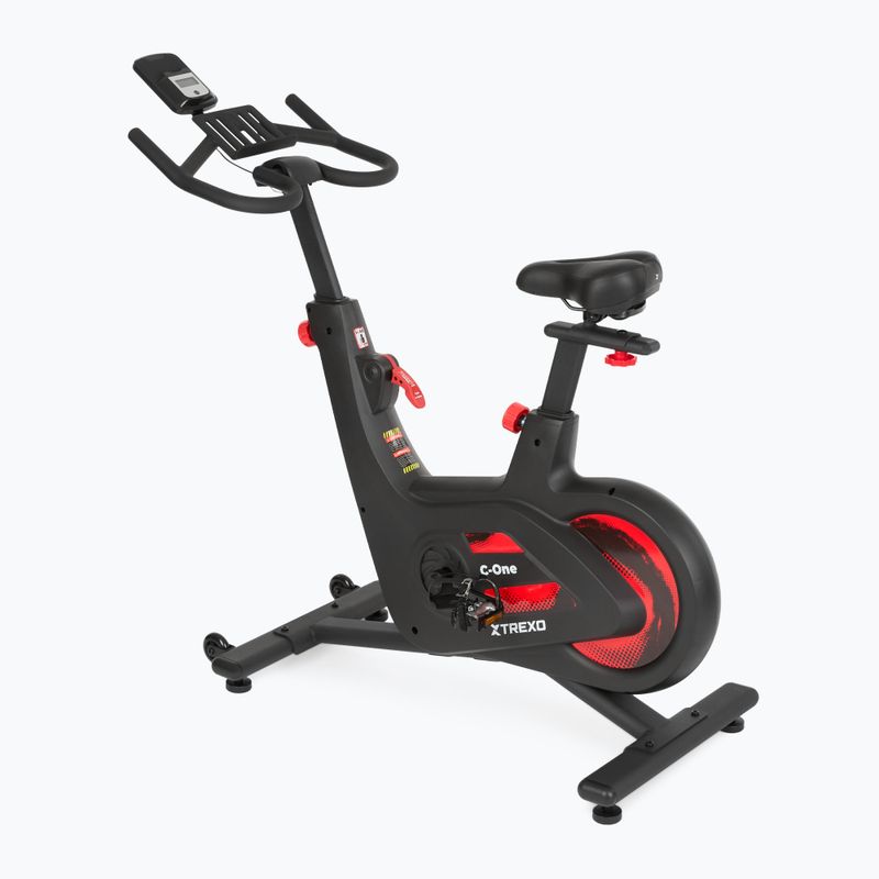 XTREXO C-One bici da spinning nera 7